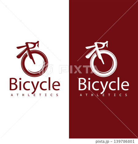 Premium Cycling Logo with Modern Minimal Design Premium Cycling Logo with Modern Minimal Design 139786801