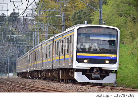 総武本線 四街道-物井 JR東日本 209系 C440編成(幕張) 総武本線 四街道-物井 JR東日本 209系 C440編成(幕張) 139787269
