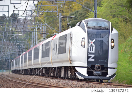 総武本線 四街道-物井 JR東日本 E259系 Ne016編成(鎌倉) 成田エクスプレス NEX 総武本線 四街道-物井 JR東日本 E259系 Ne016編成(鎌倉) 成田エクスプレス NEX 139787272
