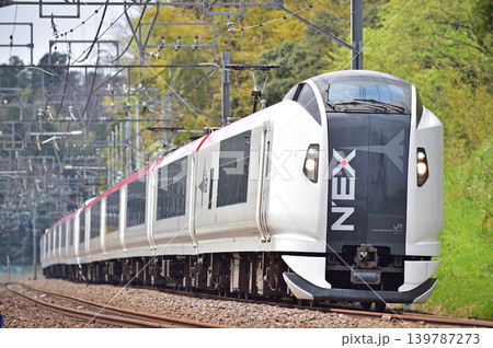 総武本線 四街道-物井 JR東日本 E259系 Ne014編成(鎌倉) 成田エクスプレス NEX 総武本線 四街道-物井 JR東日本 E259系 Ne014編成(鎌倉) 成田エクスプレス NEX 139787273