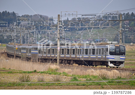 総武本線　佐倉－物井　JR東日本　E217系　Y-37編成（鎌倉） 139787286