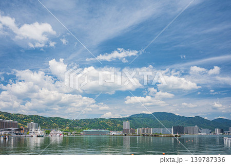 大津港内風景 滋賀県大津市 大津港内風景 滋賀県大津市 139787336
