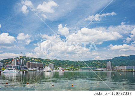 大津港内風景 滋賀県大津市 大津港内風景 滋賀県大津市 139787337