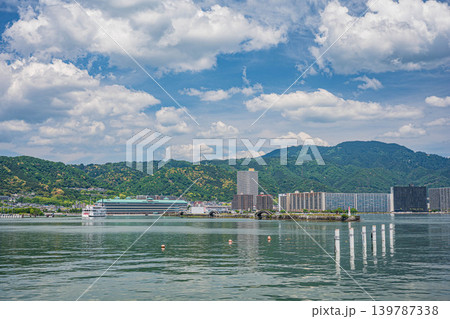 大津港内風景 滋賀県大津市 大津港内風景 滋賀県大津市 139787338