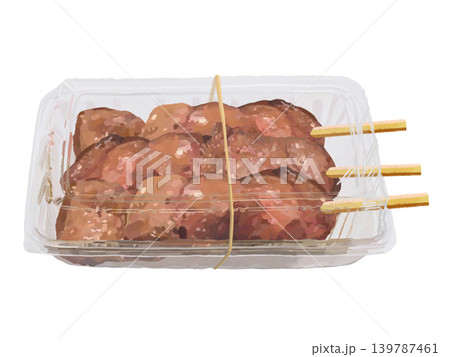 焼き鳥(レバー)パック閉 焼き鳥(レバー)パック閉 139787461