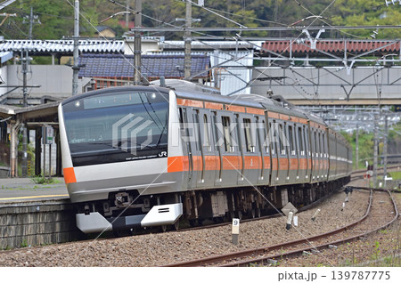 中央本線 上野原 JR東日本 E233系0番台 T15編成(豊田) 中央本線 上野原 JR東日本 E233系0番台 T15編成(豊田) 139787775