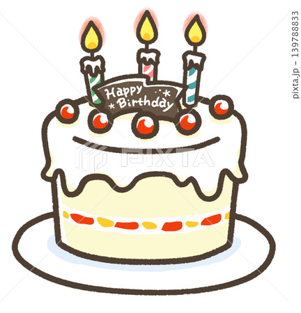 ハッピーバースデー　誕生日ケーキ 139788833