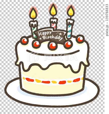 ハッピーバースデー　誕生日ケーキ 139788833