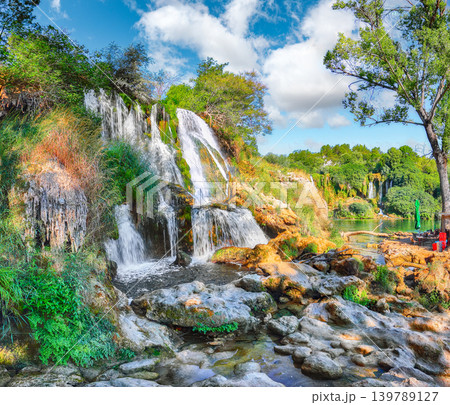 Remarkable Kravice waterfalls in the National Park of Bosnia and Herzegovina. Remarkable Kravice waterfalls in the National Park of Bosnia and Herzegovina. 139789127