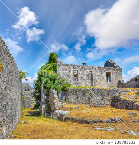 Amazing View of  Zabljak Crnojevica Fortress ruins. 139789132