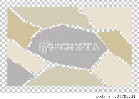 Torn paper frame/background material Torn paper frame/background material 139789231