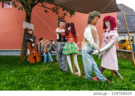 The Mounaques are life size dolls dressed in clothing in Campan, The Mounaques are life size dolls dressed in clothing in Campan, 139789429