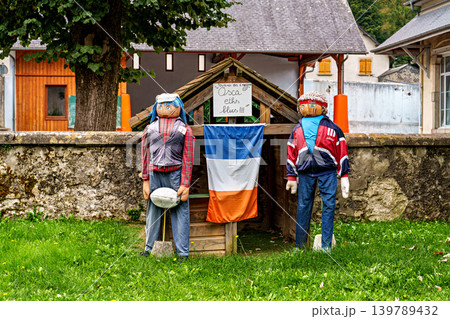 The Mounaques are life size dolls dressed in clothing in Campan, The Mounaques are life size dolls dressed in clothing in Campan, 139789432