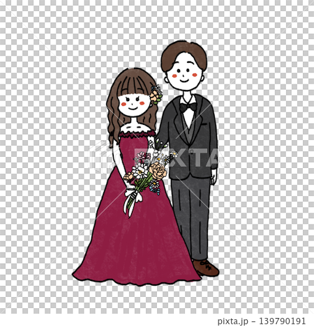 婚禮插圖 婚禮插圖 139790191