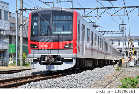 鉄道 私鉄:東武伊勢崎線 70000系 71715F 鉄道 私鉄:東武伊勢崎線 70000系 71715F 139790261