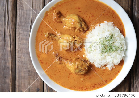 ドラムスティックチキンを使ったバターチキンカレー ドラムスティックチキンを使ったバターチキンカレー 139790470