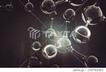 Abstract molecule background Abstract molecule background 139792002