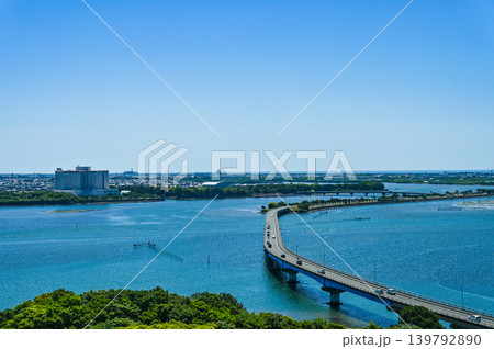 静岡県浜松市の浜名湖 139792890