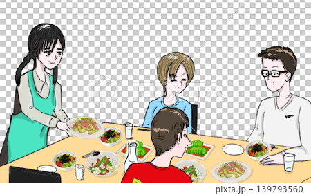 家族の食卓 139793560