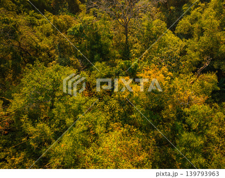 aerial view the beautiful sun shine on the mountain aerial view the beautiful sun shine on the mountain 139793963