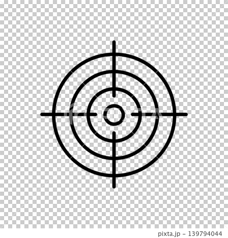 Tactical Target Crosshair Icon Tactical Target Crosshair Icon 139794044