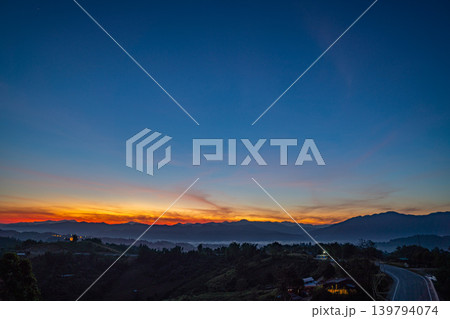 scenery cloud at sunrise above the mountains scenery cloud at sunrise above the mountains 139794074