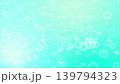 ミントグリーンの幻想的なキラキラ背景イラスト 139794323
