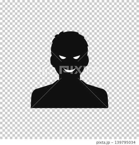 Main culprit vector icon illustration material Main culprit vector icon illustration material 139795034