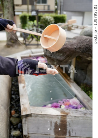 日本の美しい花手風景 139795381