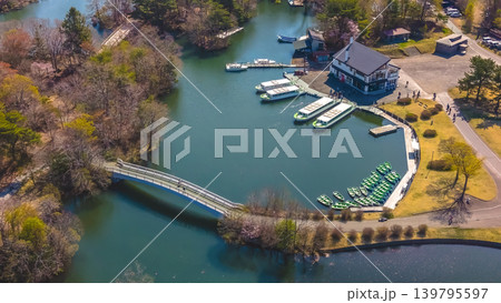 April 26 2026 Onumakoen Lake Islands And Scenic Pedestrian Bridge 139795597
