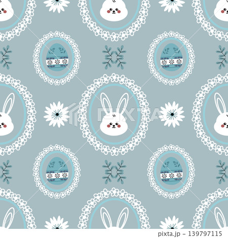 Floral pattern seamless , easter bunny seamless pattern , vector , illustration ,flowers pattern design Seamless flower pattern with colorful little flowers. Simple flat bright flowers background Floral pattern seamless , easter bunny seamless pattern , vector , illustration ,flowers pattern design Seamless flower pattern with colorful little flowers. Simple flat bright flowers background 139797115