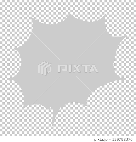 Speech bubble, solid gray, silhouette, hand-drawn style, transparent background, jagged shout (bottom left), illustration. Speech bubble, solid gray, silhouette, hand-drawn style, transparent background, jagged shout (bottom left), illustration. 139798376