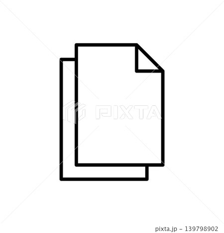 Paper icon vector design templates Paper icon vector design templates 139798902