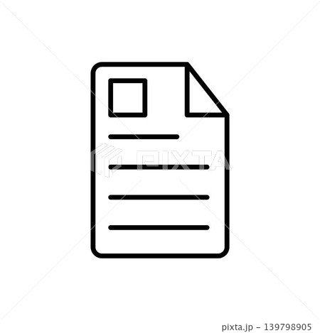 Paper icon vector design templates Paper icon vector design templates 139798905