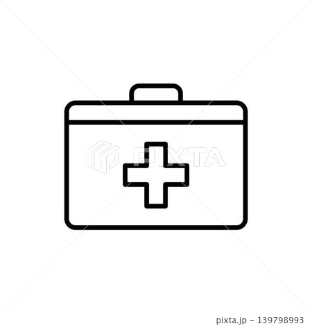 Medical kit icon vector Medical kit icon vector 139798993