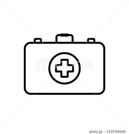 Medical kit icon vector Medical kit icon vector 139799000