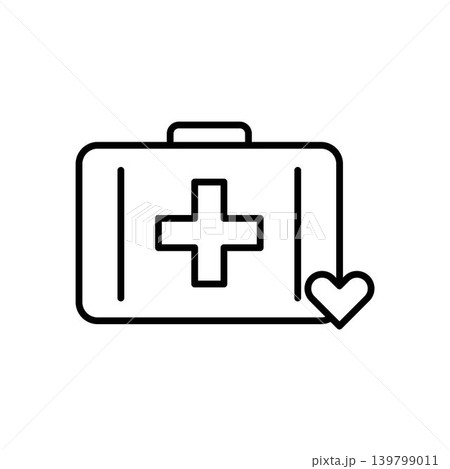 Medical kit icon vector 139799011
