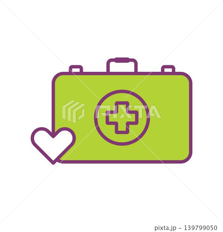 Medical kit icon vector 139799050