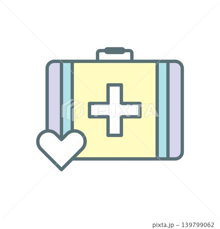 Medical kit icon vector Medical kit icon vector 139799062