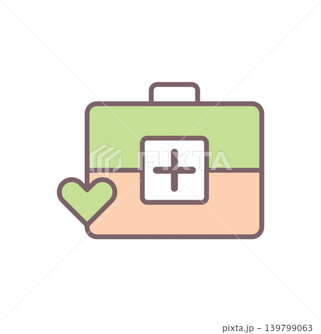 Medical kit icon vector Medical kit icon vector 139799063