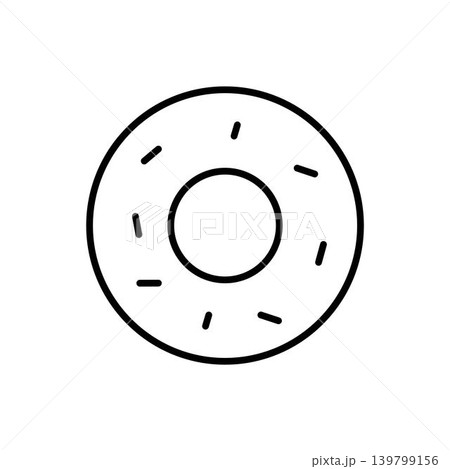 Doughnut icon vector design templates 139799156