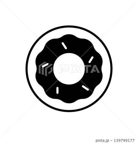 Doughnut icon vector design templates 139799177
