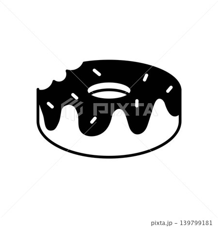 Doughnut icon vector design templates 139799181
