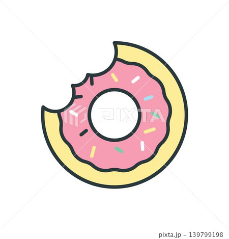 Doughnut icon vector design templates 139799198
