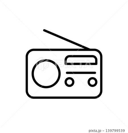 Radio icon vector design templates Radio icon vector design templates 139799539