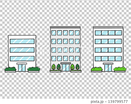 Various building and company illustration set (vector) Various building and company illustration set (vector) 139799577