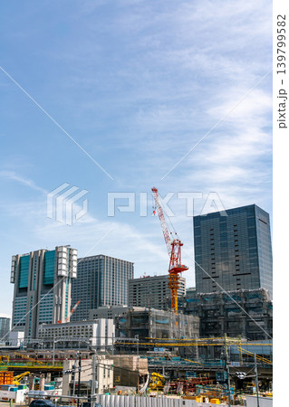 《東京都》日本の都市景観 開発の続く品川駅前の都市風景(令和8年4月) 《東京都》日本の都市景観 開発の続く品川駅前の都市風景(令和8年4月) 139799582