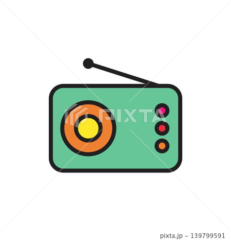 Radio icon vector design templates Radio icon vector design templates 139799591