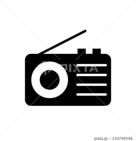 Radio icon vector design templates 139799598