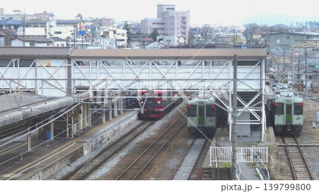 2015.4.22 JR東日本小海線、しなの鉄道小諸駅 2015.4.22 JR東日本小海線、しなの鉄道小諸駅 139799800